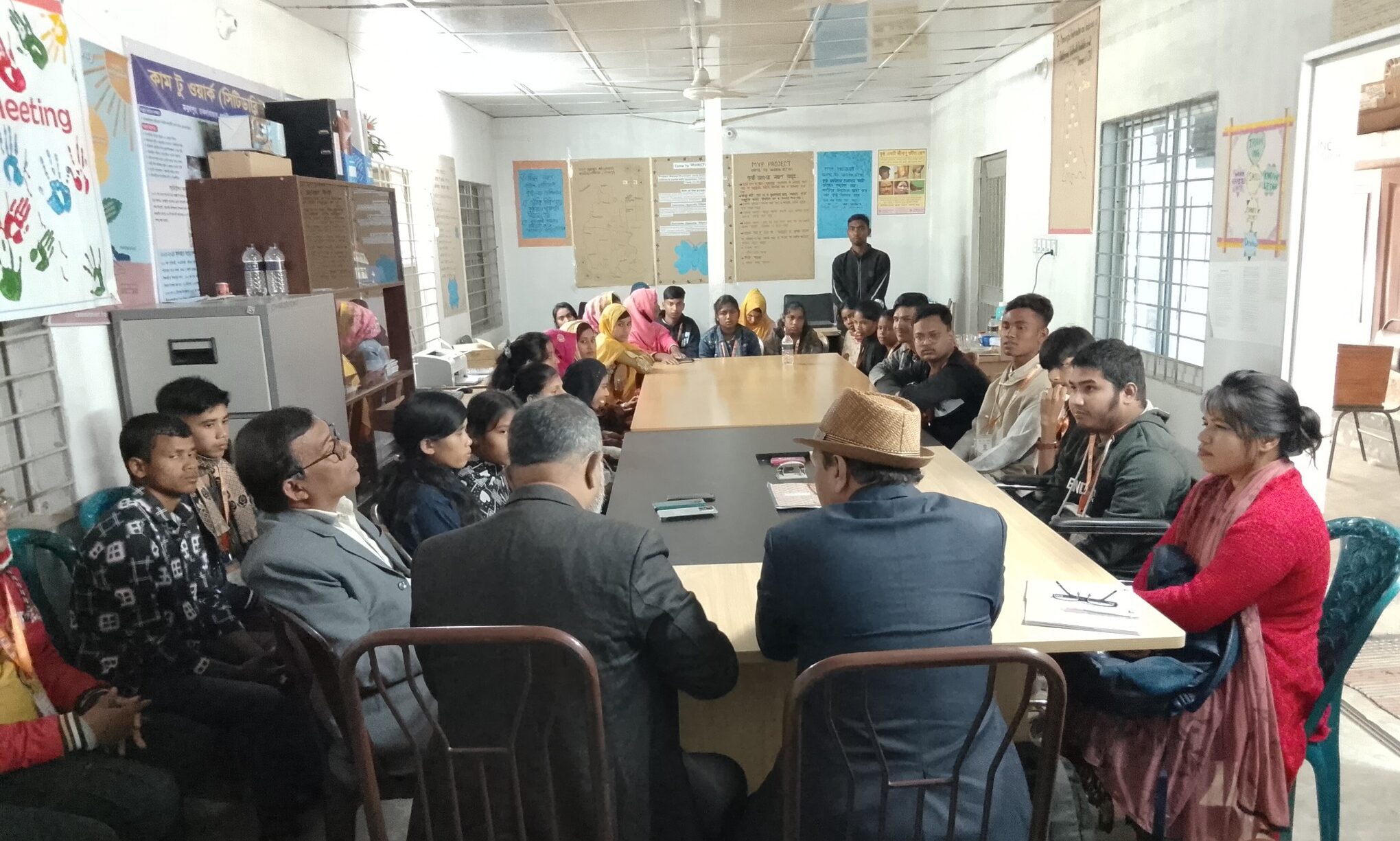 Meeting With Youth Group